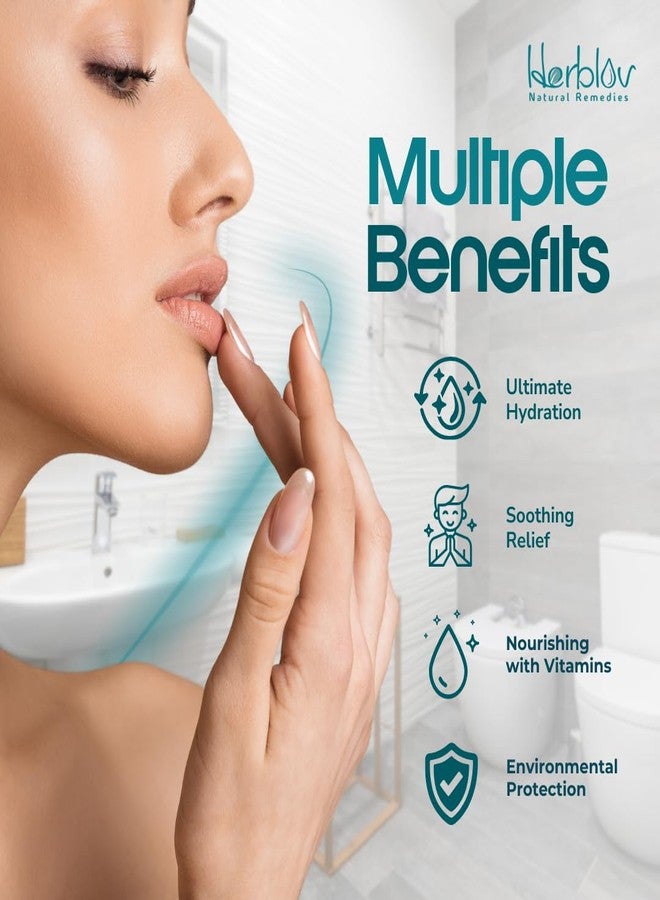 هيربلوڤ مرطب شفاه من شحم البقر - مرطب شفاه طبيعي من شمع العسل - مرطب شفاه من شحم البيسون الذي يتغذى على العشب - يلطف الشفاه المتشققة والجافة والحساسة - يدوم طويلاً وغني بالفيتامينات - صنع في الولايات المتحدة الأمريكية - Image 3